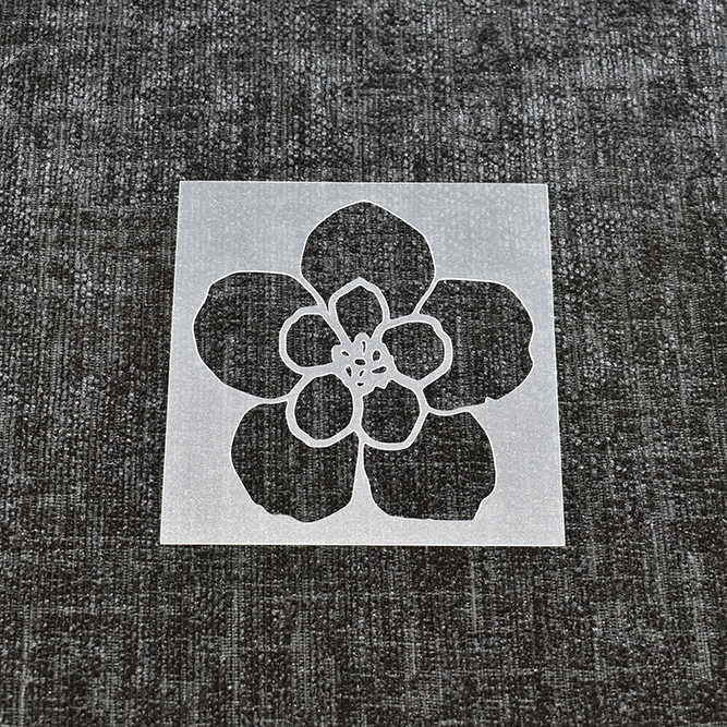 Floral Stencil - Design 4