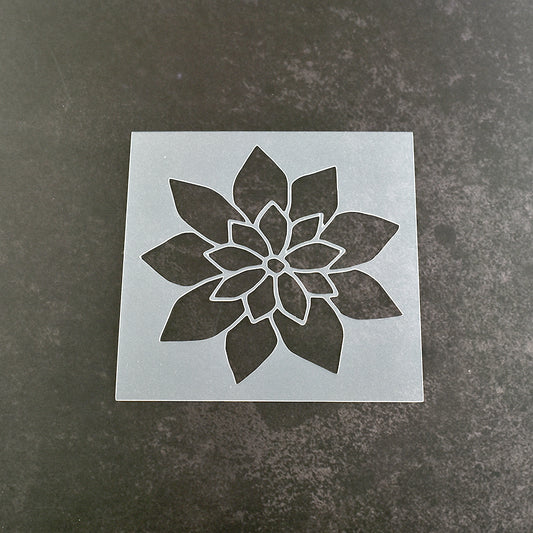 Flower Stencil - Design 7
