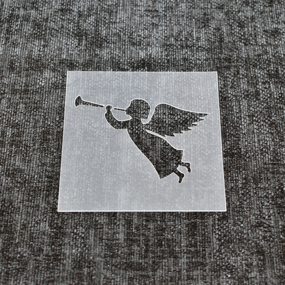 Flying Angel - Reusable Christmas Stencil