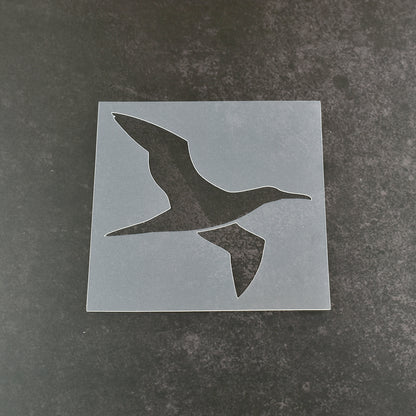 Flying Seagull Stencil