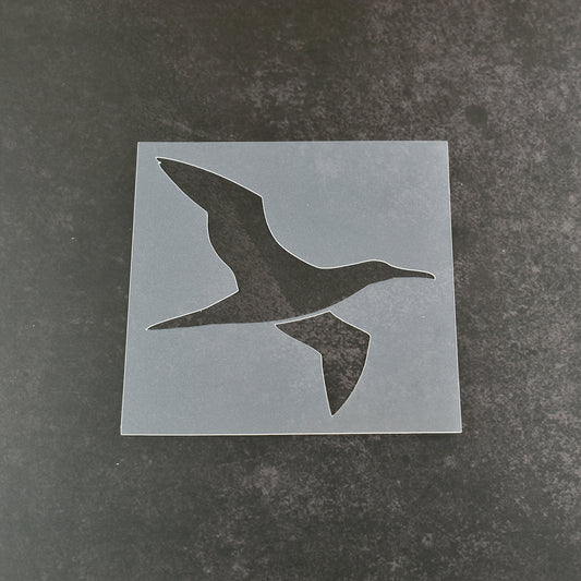 Flying Seagull Stencil