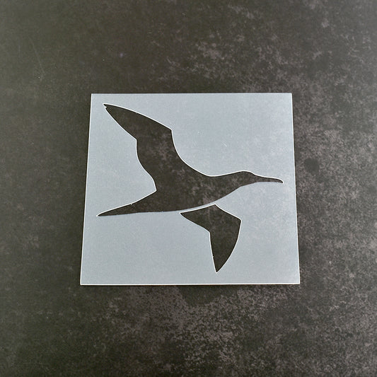 Flying Seagull Stencil