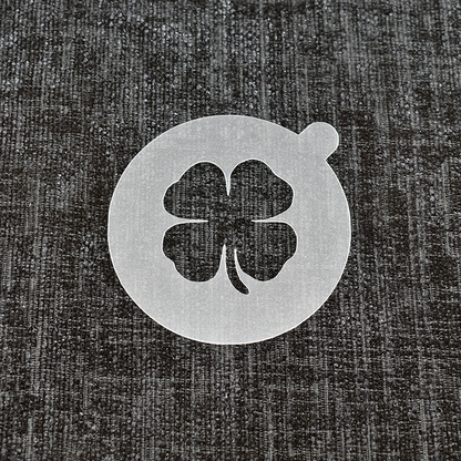 Four Leaf Clover - Reusable Coffee Stencil