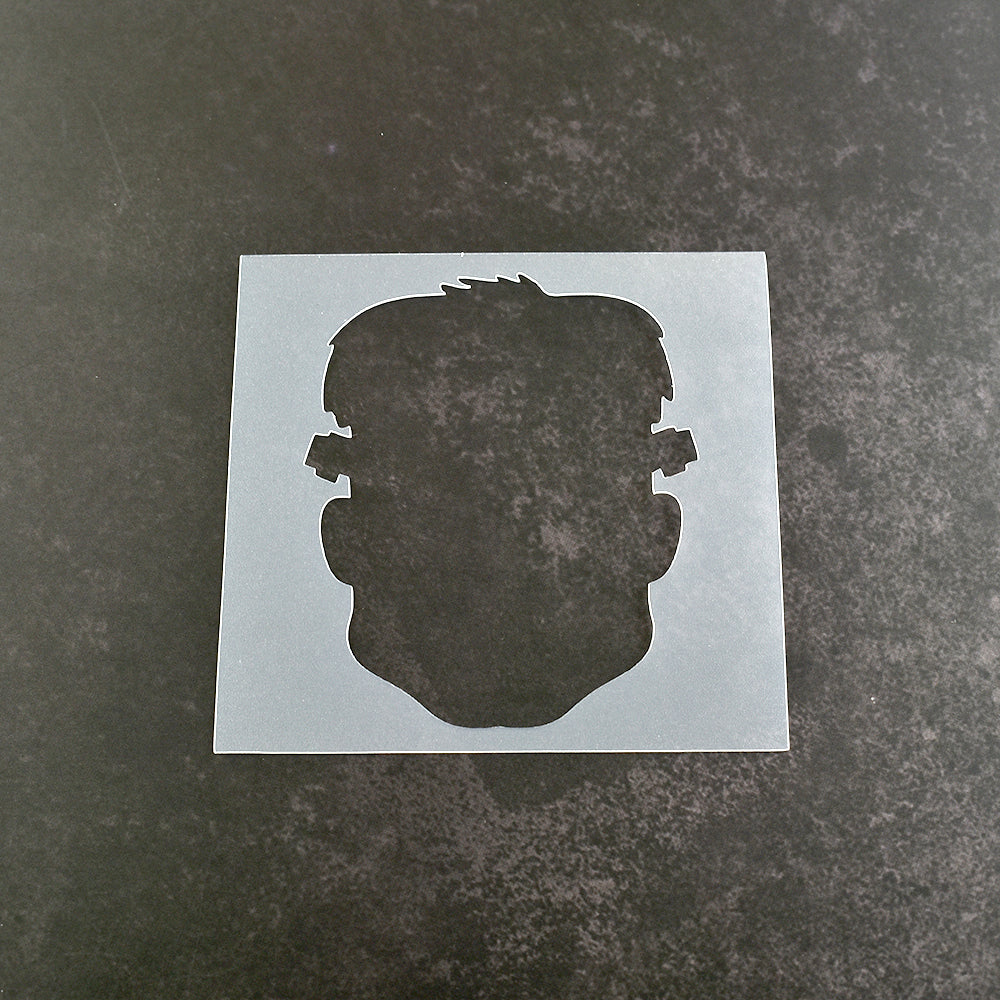 Frankenstein Head Stencil