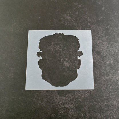 Frankenstein Head Stencil