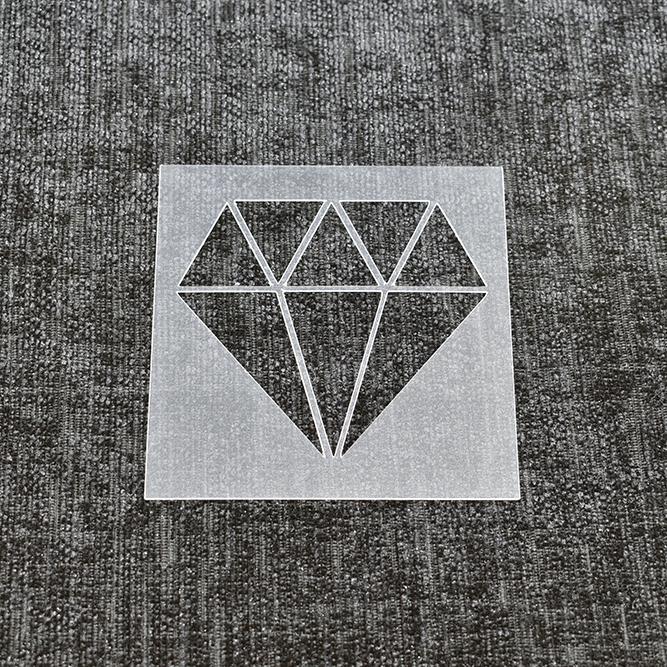 Diamond Gem - Reusable Shape Stencil