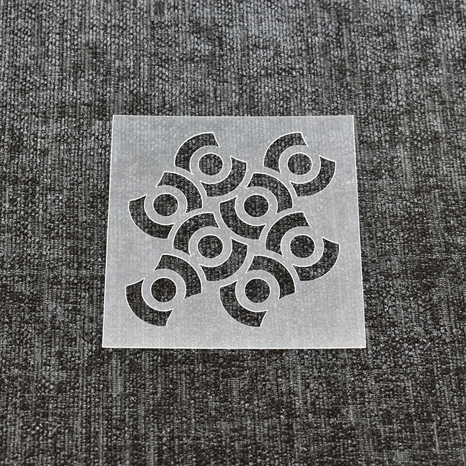 Geometric Circular - Reusable Stencil