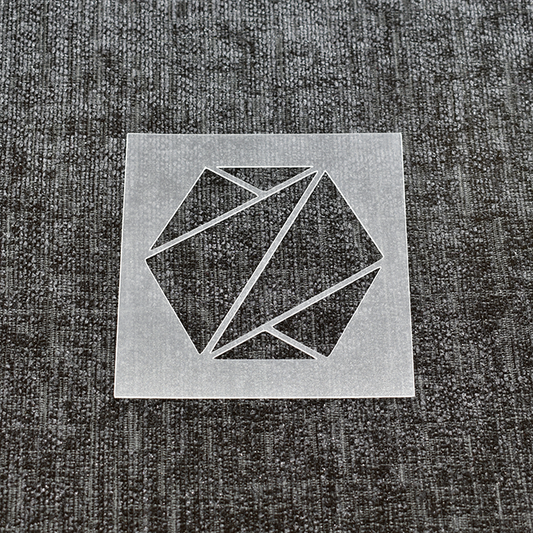 Geometric Hexagon 1 - Reusable Stencil