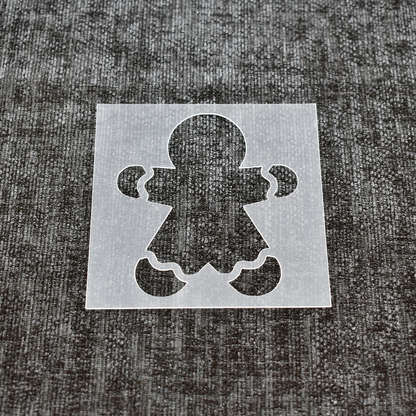 Gingerbread Man - Reusable Christmas Stencil