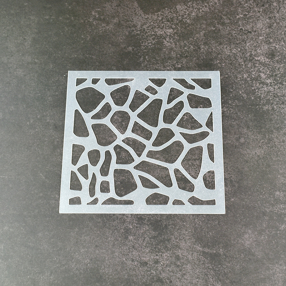 Giraffe Spots Pattern Stencil
