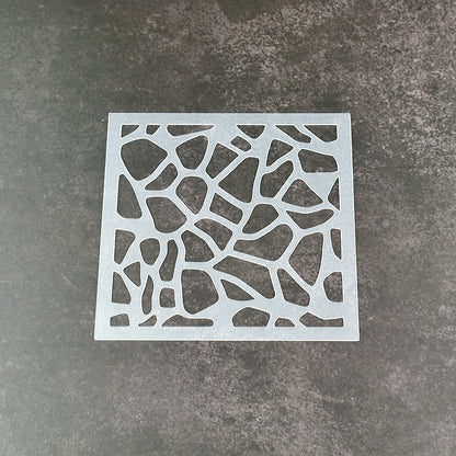 Giraffe Spots Pattern Stencil