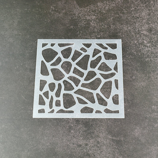 Giraffe Spots Pattern Stencil