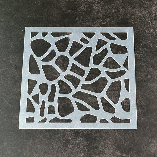 Giraffe Spots Pattern Stencil