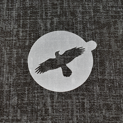 Hawk - Reusable Coffee Stencil