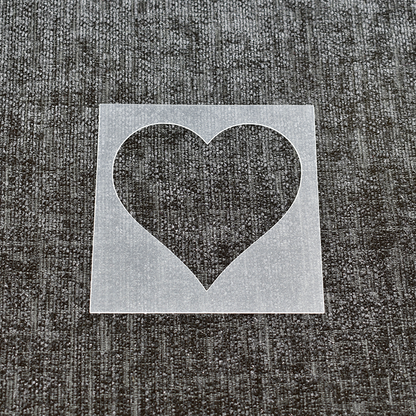 Love Heart - Reusable Shape Stencil