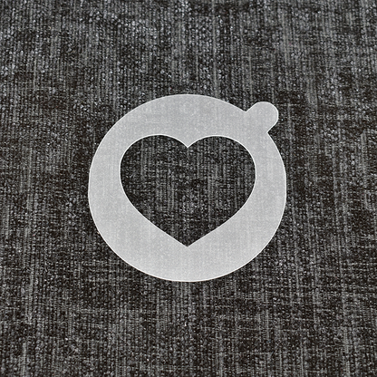 Heart - Reusable Coffee Stencil