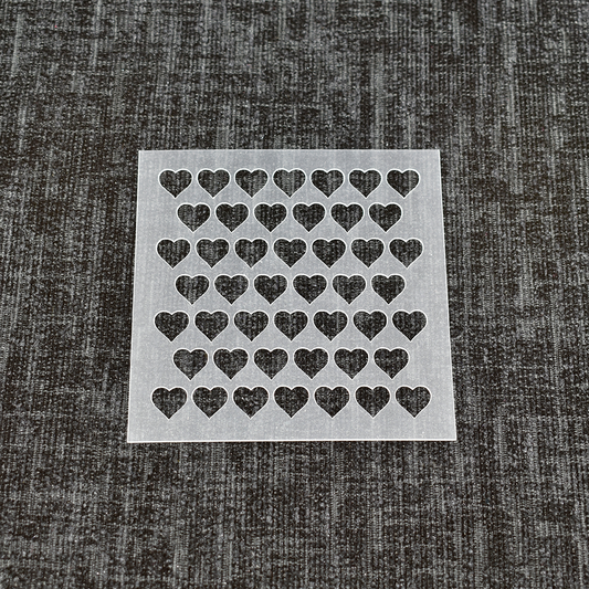 Hearts Stencil - Design 2