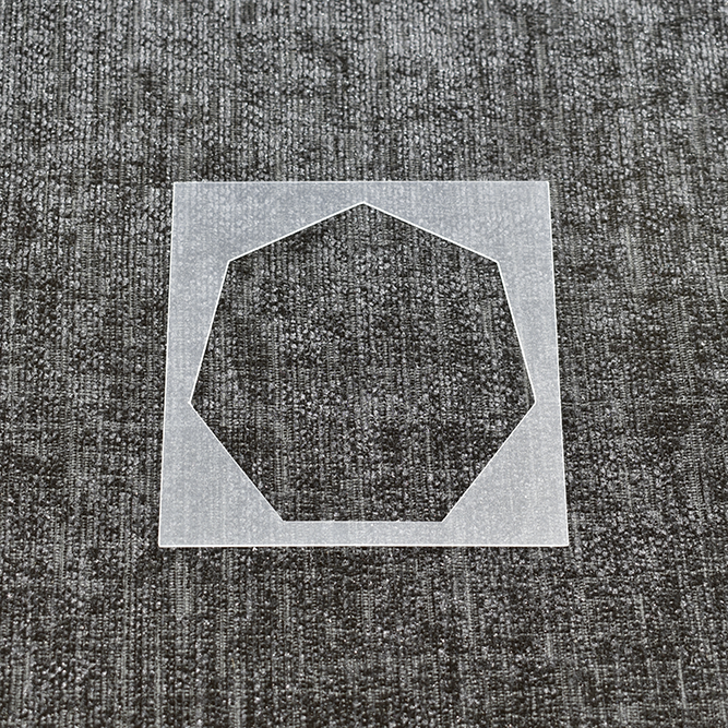 Heptagon Stencil