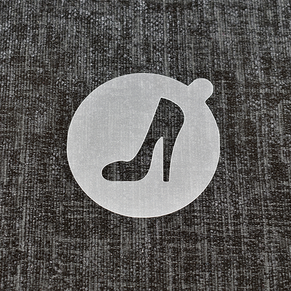 High Heel Shoe - Reusable Coffee Stencil