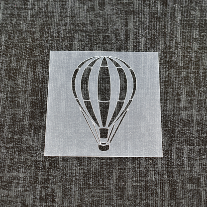 Hot Air Balloon Stencil