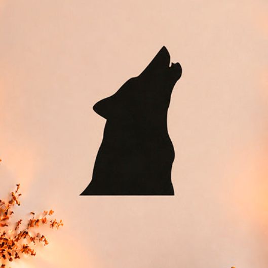 Howling Wolf Stencil