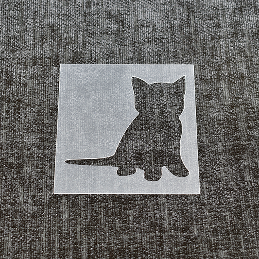 Kitten Cat - Reusable Shape Stencil