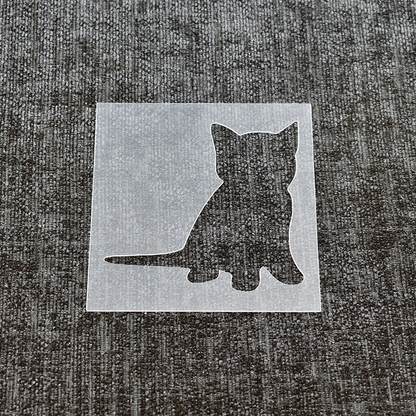 Kitten Cat Stencil