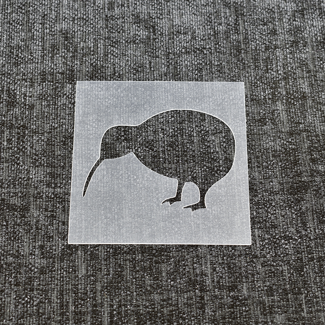 Kiwi Bird - Reusable Shape Stencil