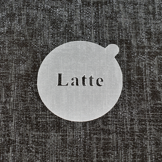 LATTE - Reusable Coffee Stencil