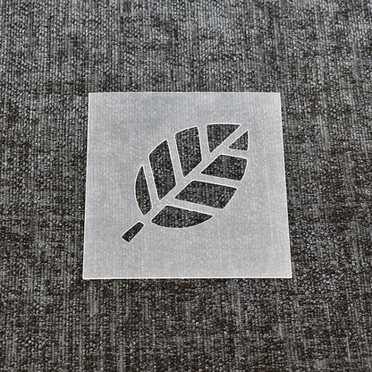 Leaf Floral Flower Stencil