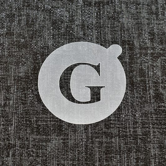 Letter G - Reusable Coffee Stencil