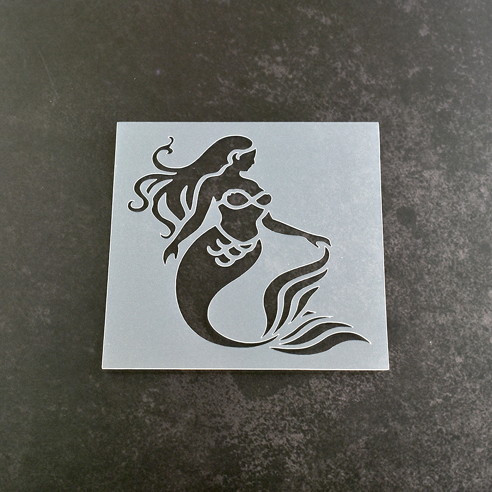 Mermaid Stencil