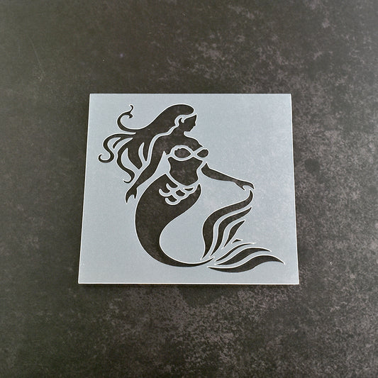 Mermaid Stencil