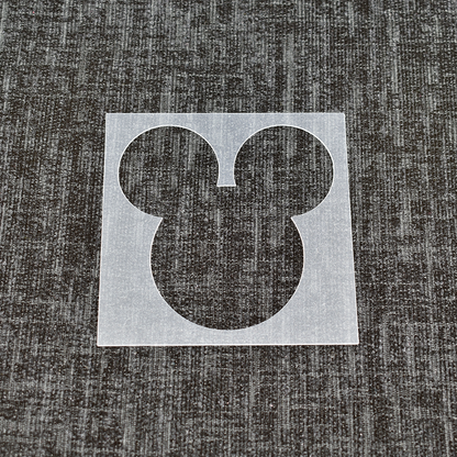 Mouse Head - Reusable Stencil