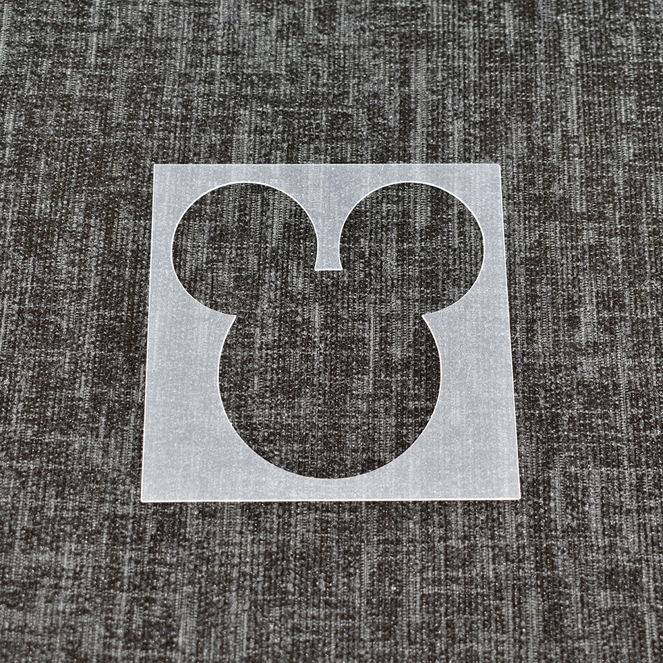 Mouse Head Stencil