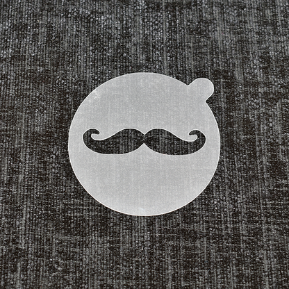 Moustache - Reusable Coffee Stencil