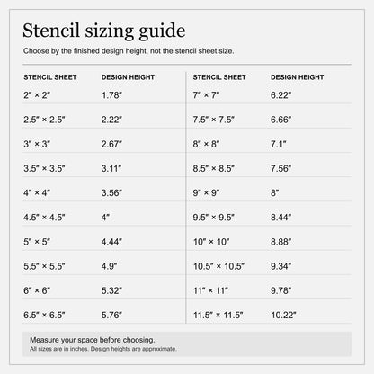 Tile Stencil - Design 10