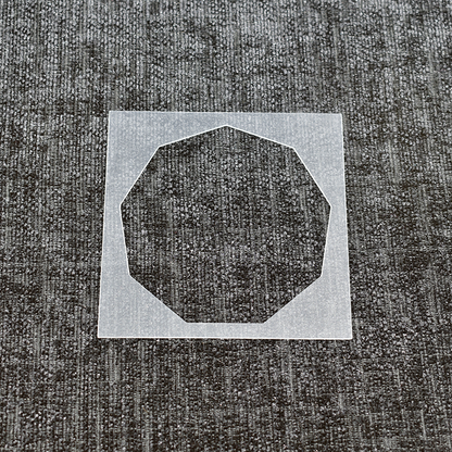 Nonagon Stencil