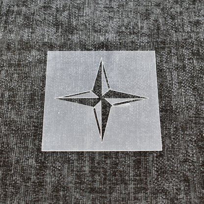 North Star - Reusable Christmas Stencil