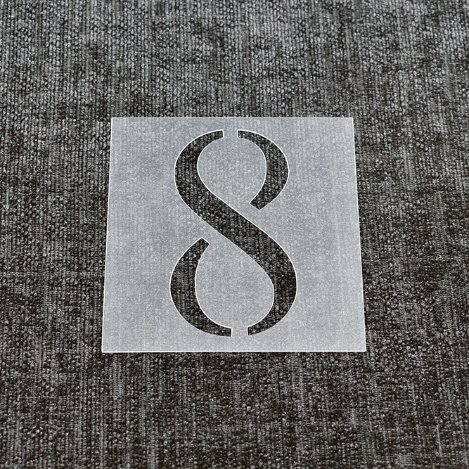 Number 8 Stencil