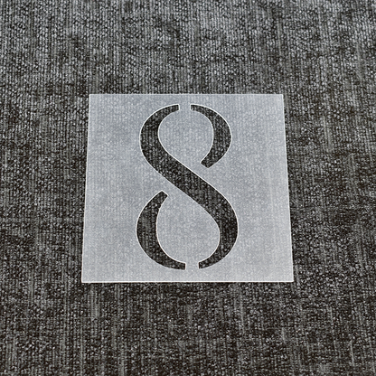 Number 8 Stencil