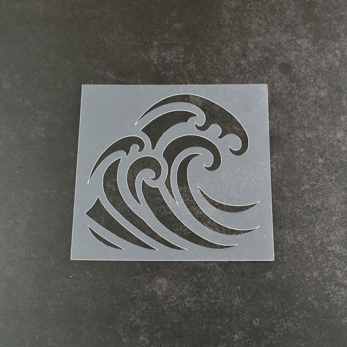 Ocean Wave Stencil