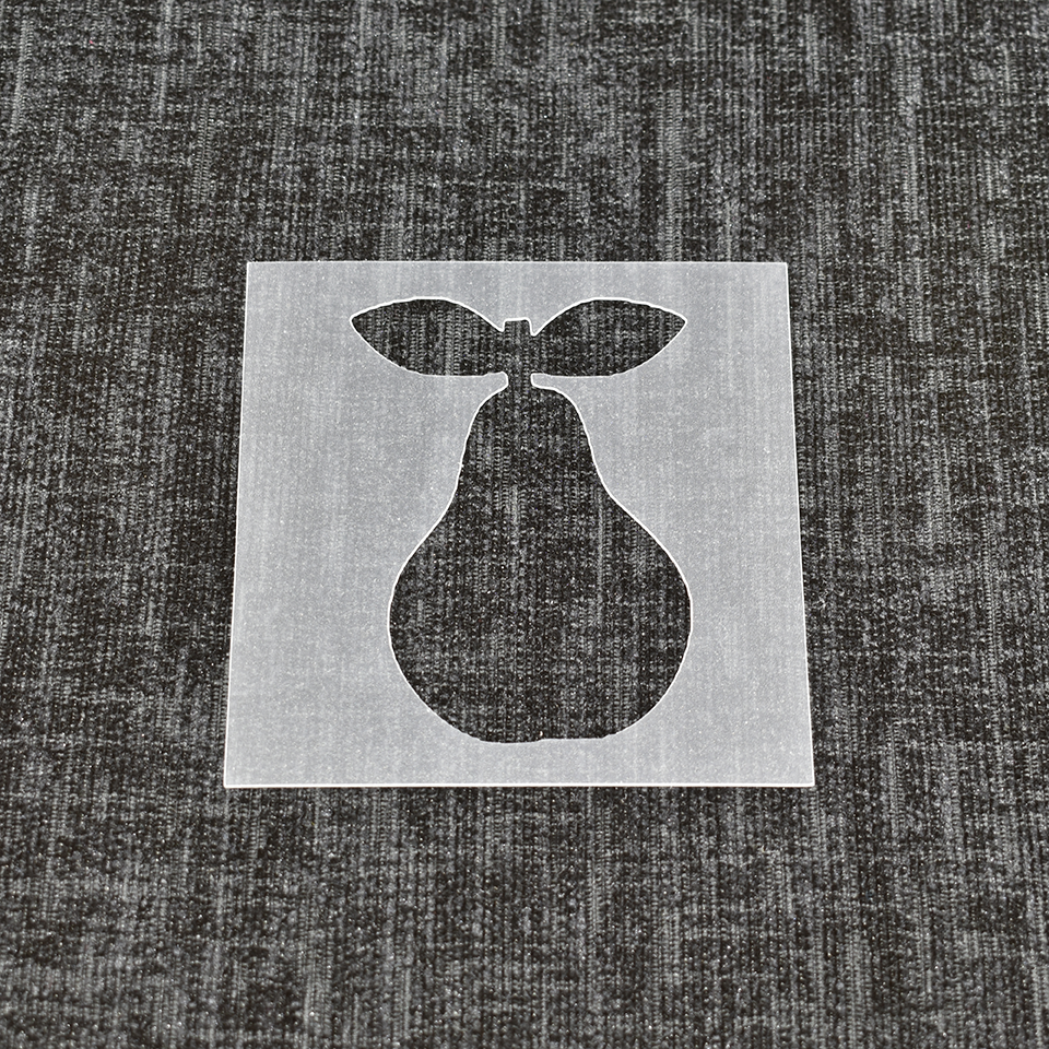 Pear - Reusable Fruit Stencil