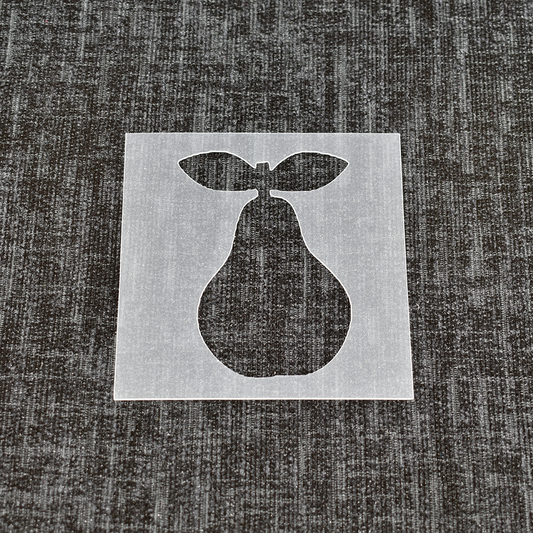 Pear - Reusable Fruit Stencil