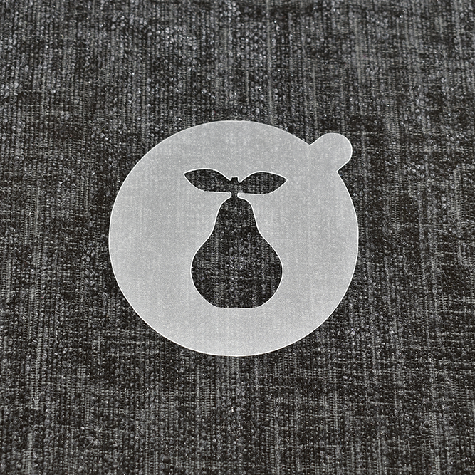 Pear - Reusable Coffee Stencil