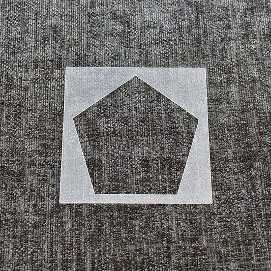 Pentagon - Reusable Shape Stencil