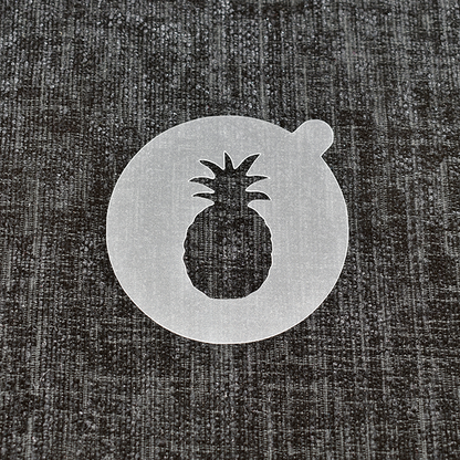 Pineapple 1 - Reusable Coffee Stencil