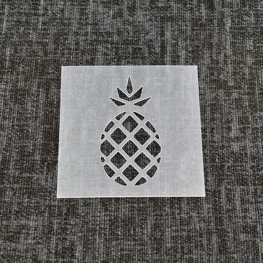 Pineapple - Design 1 - Reusable Fruit Stencil