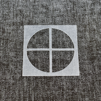 Quarter Circle - Reusable Shape Stencil