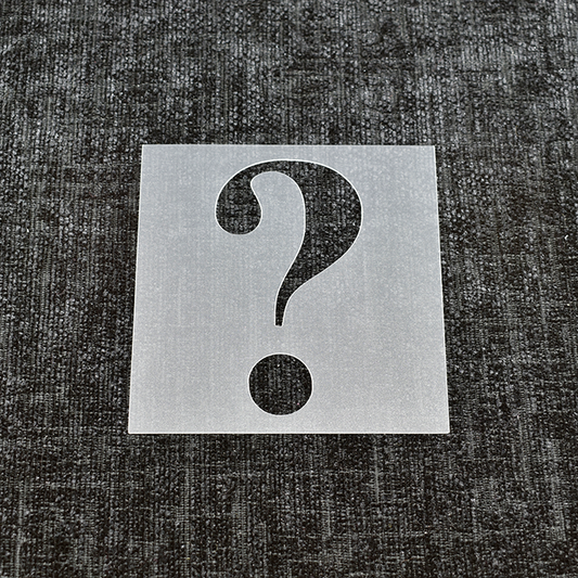 Question Mark Stencil